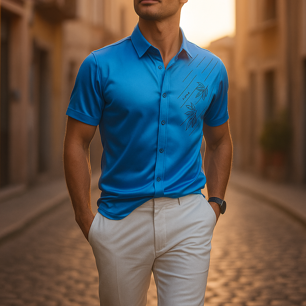 Kit de Camisas Sociais Dalloren em Seda e Poliéster + Brindes