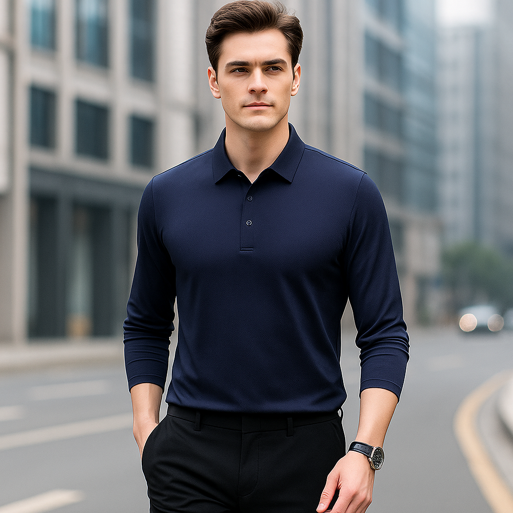 Kit de Camisas Polo Rhegard em Seda, Poliéster e Viscose + Brindes