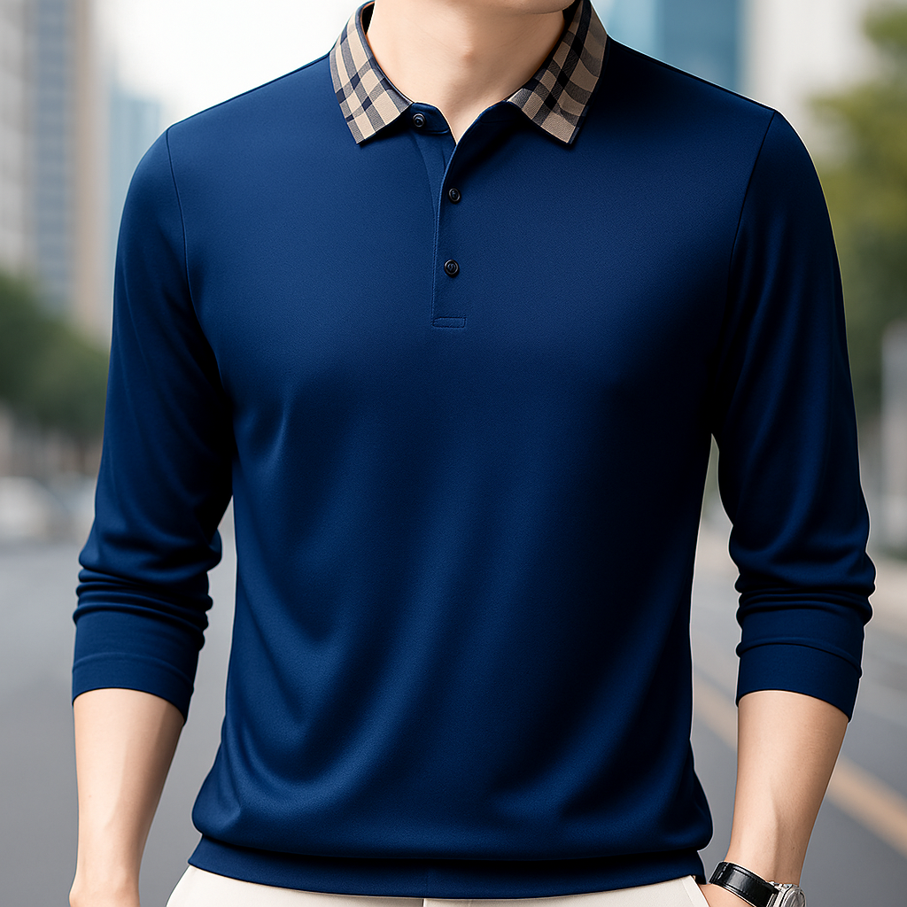 Kit de Camisas Polo Rivano em Seda, Poliéster e Viscose + Brindes
