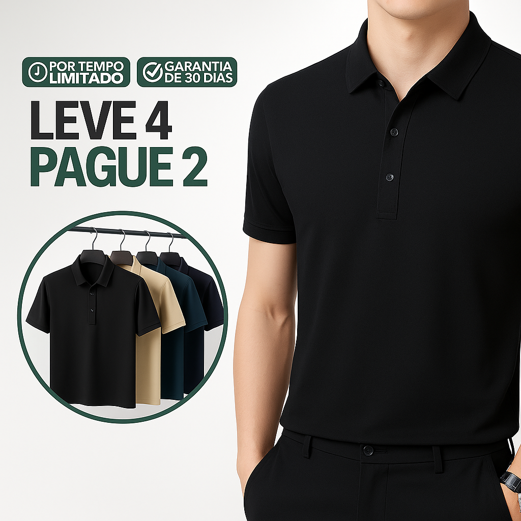 Kit de Camisas Sociais Mabello em Seda, Poliéster e Viscose + Brindes