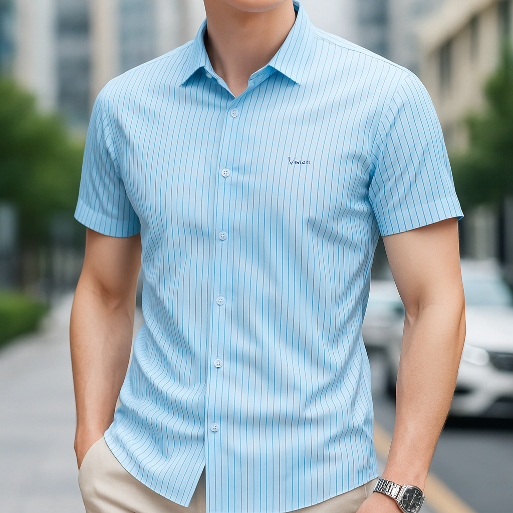 Kit de Camisas Sociais Valmor em Algodão e Viscose + Brindes