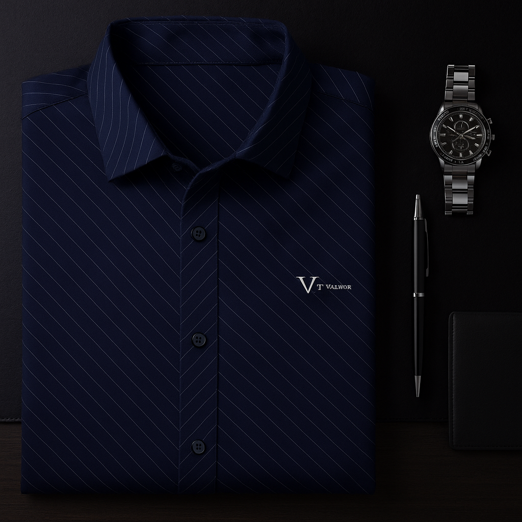 Kit de Camisas Sociais Valmor em Algodão e Viscose + Brindes