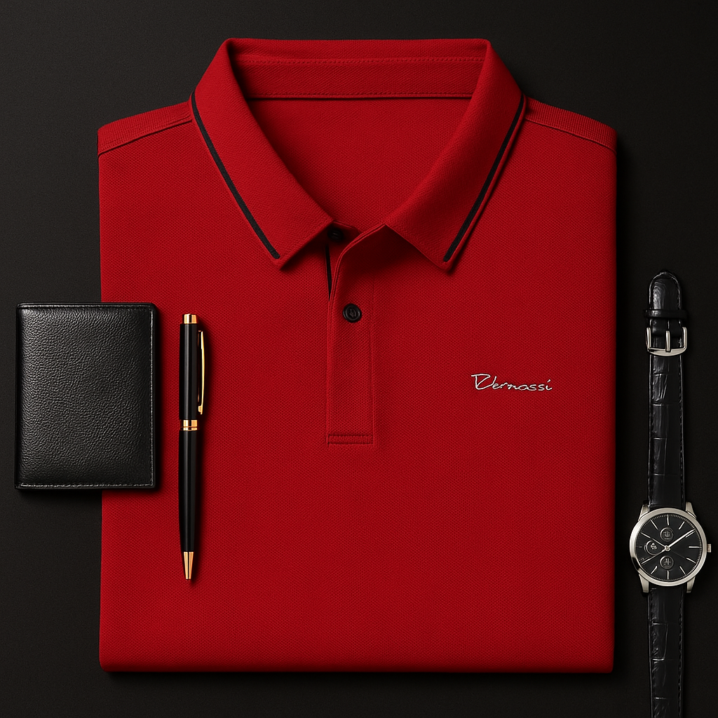 Kit de Camisas Polo Vernassi em Seda e Viscose + Brindes