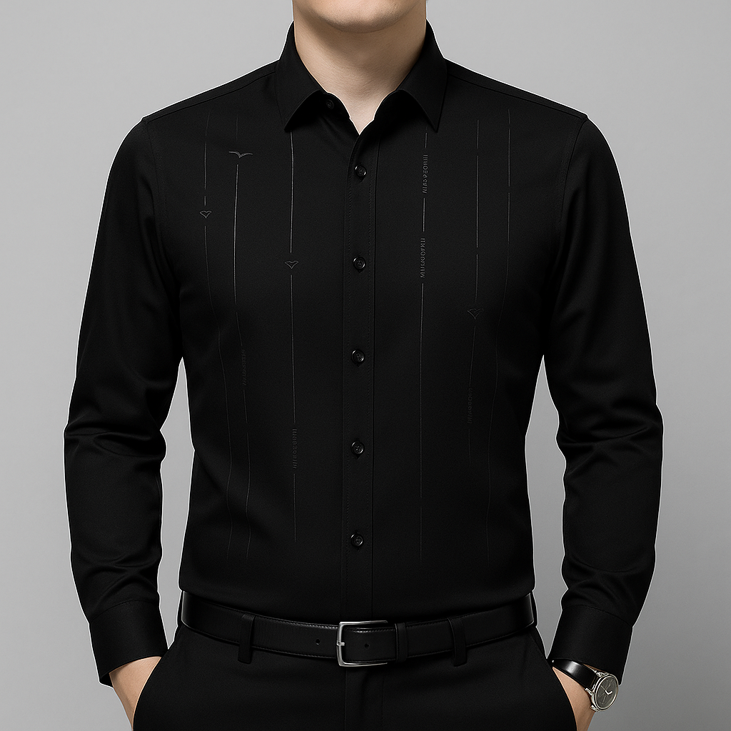 Kit de Camisas Sociais Marquessio em Seda e Poliéster + Brindes