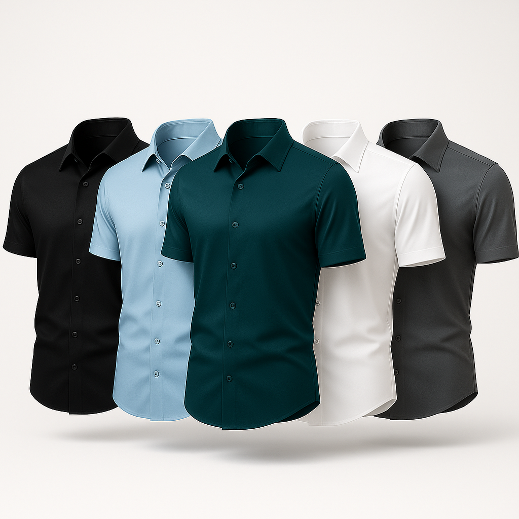 Kit de Camisas Sociais Vastelli em Poliéster + Brindes