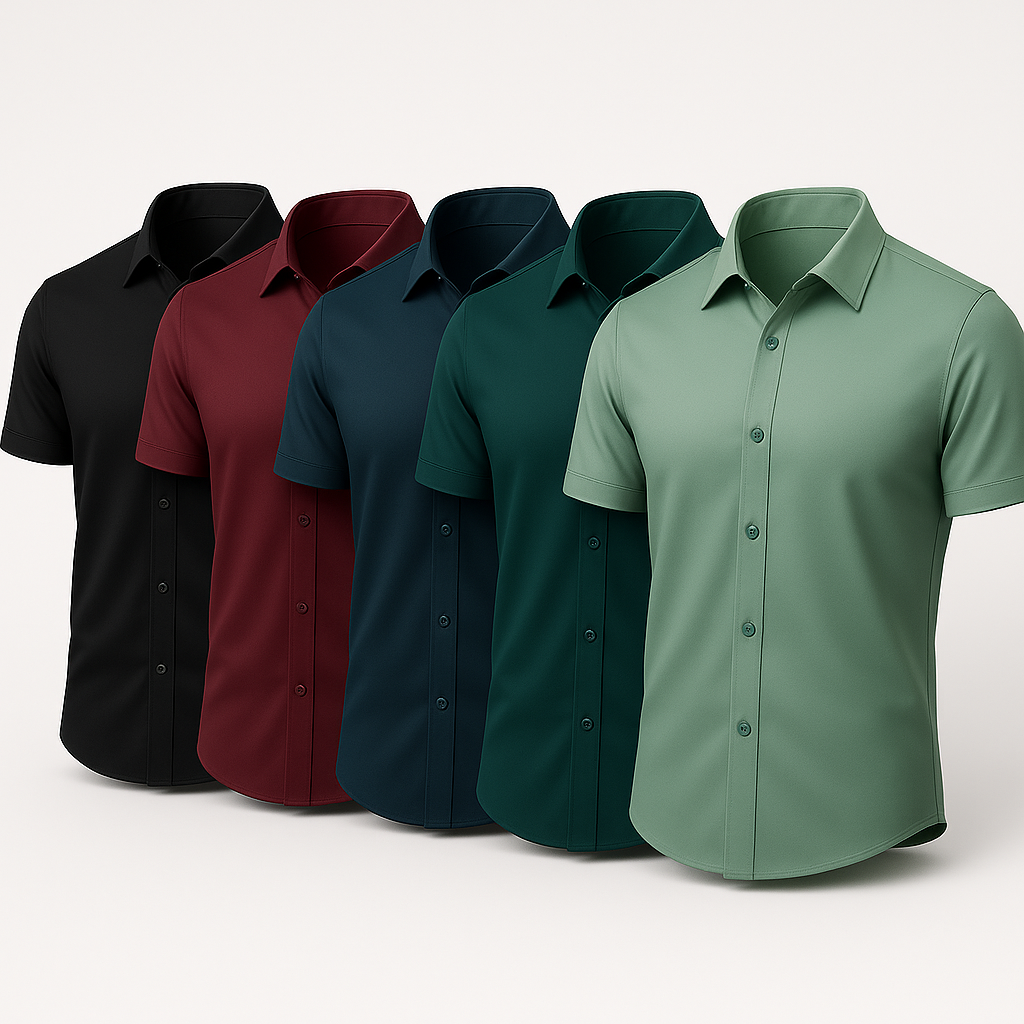 Kit de Camisas Sociais Vastelli em Poliéster + Brindes