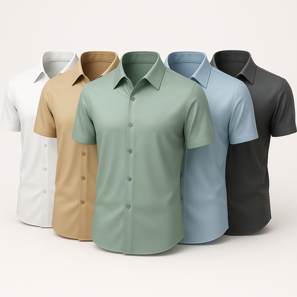 Kit de Camisas Sociais Vastelli em Poliéster + Brindes