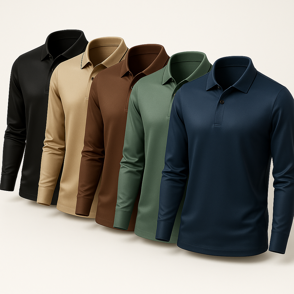 Kit de Camisas Polo Vernassi em Seda e Viscose + Brindes