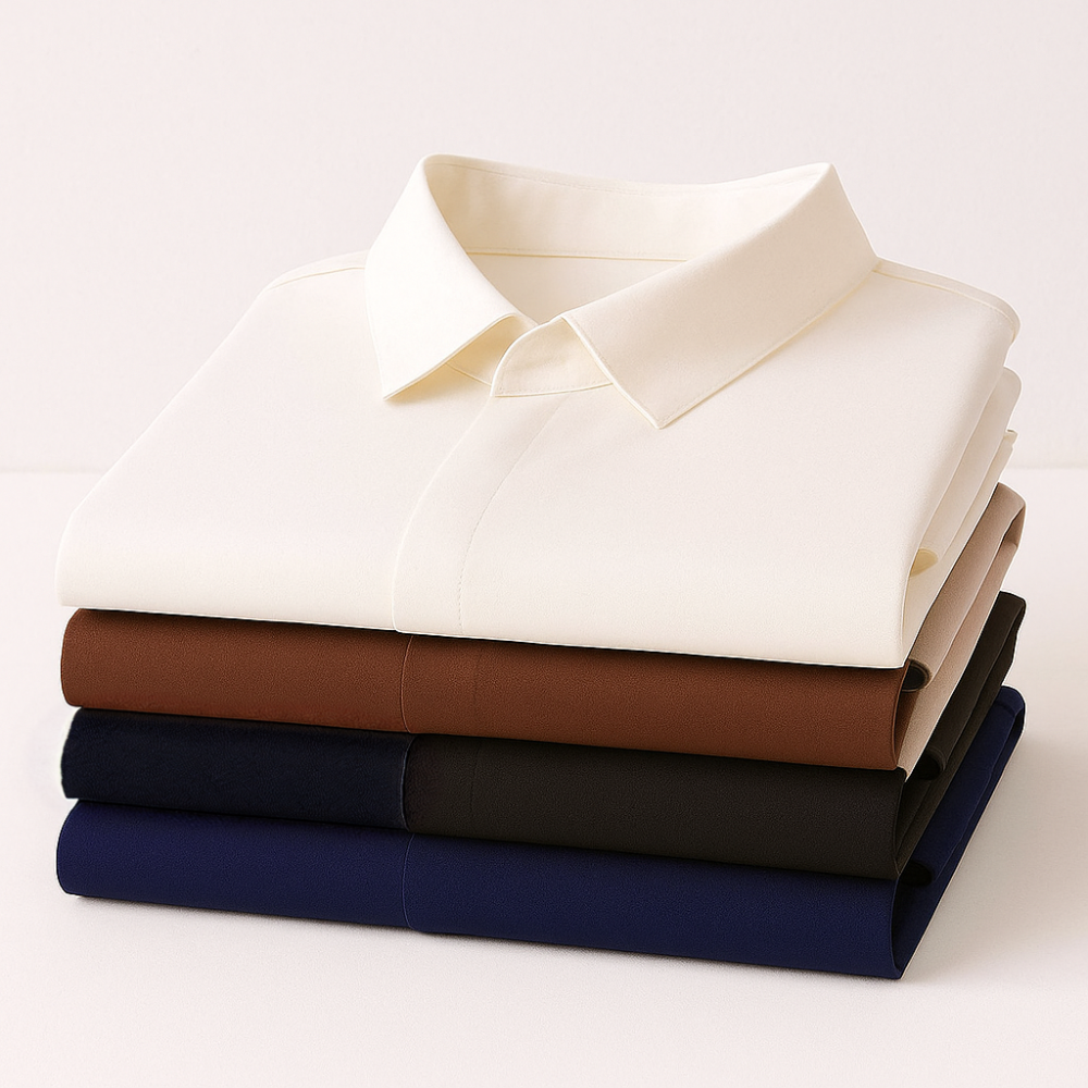 Kit de Camisas Sociais Vrelok em Seda e Viscose + Brindes