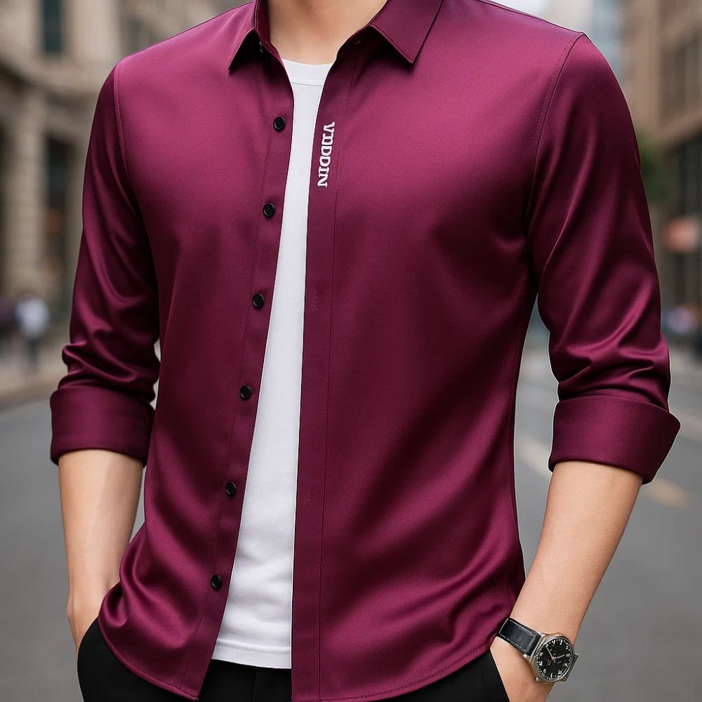Kit de Camisas Sociais Makatto em Seda, Poliéster e Elastano + Brindes