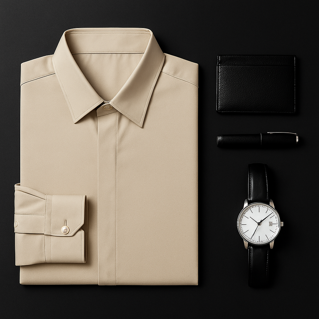 Kit de Camisas Sociais Vrelok em Seda e Viscose + Brindes