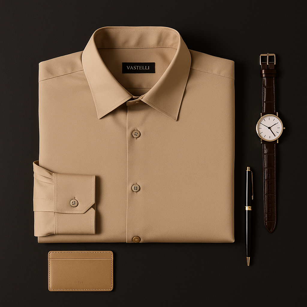 Kit de Camisas Sociais Vastelli em Poliéster + Brindes